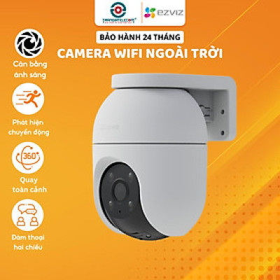 Camera IP Wifi Ezviz C8C 3K 5MP Ngoài TrờI,  Xoay 360 Độ, Đàm Thoại - TRANGIATELECOM Hàng nhập khẩu