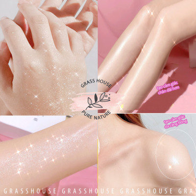 Bông phấn bắt sáng body nhũ lấp lánh MACK ANDY