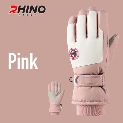 Găng tay chống gió lạnh Rhino G905 lót lông cừu nam nữ cảm ứng điện thoại