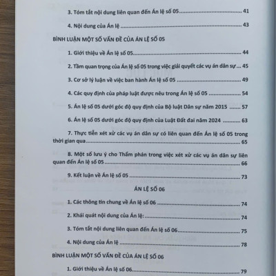 Bình luận các án lệ tranh chấp về đất đai – Góc nhìn từ thực tiễn xét xử của Thẩm phán (tập 1 và 2)