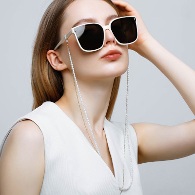 Dây đeo kính hai lớp mix chuỗi ngọc trai nhỏ phong cách Âu Mỹ chuỗi đeo khẩu trang đeo mặt nạ khí chất