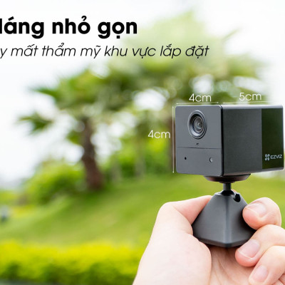Camera IP WiFi Trong Nhà Pin sạc EZVIZ BC2 hồng ngoại không dây 2.0 Megapixel dùng Pin Sạc 2000 mAh, Đàm Thoại 2 Chiều - Hàng Chính Hãng