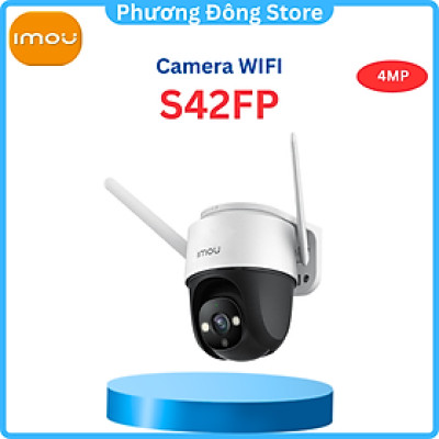 Camera IP Wifi PTZ FullColor 4MP ngoài trời Imou Cruiser IPC S42FP hàng chính hãng