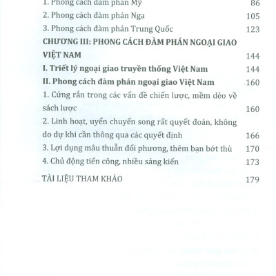 Phong Cách Đàm Phán Ngoại Giao (Sách chuyên khảo)