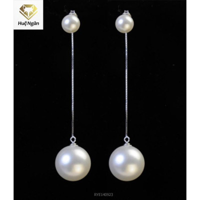 Bông tai bạc Ý Huệ Ngân - Bông tai dáng dài RYE140923