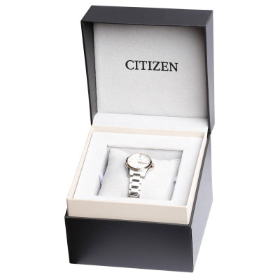 Đồng Hồ Nữ Citizen Dây Thép Không Gỉ EQ0596-87A - Mặt Trắng