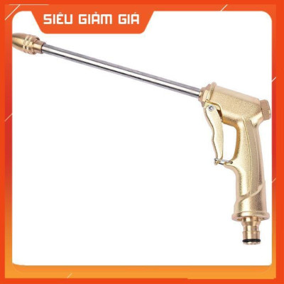 Bộ dây vòi xịt nước rửa xe, tưới cây . tăng áp 3 lần, loại 7m, 10m 206701-3 đầu đồng,cút đồng+tặng móc khoá