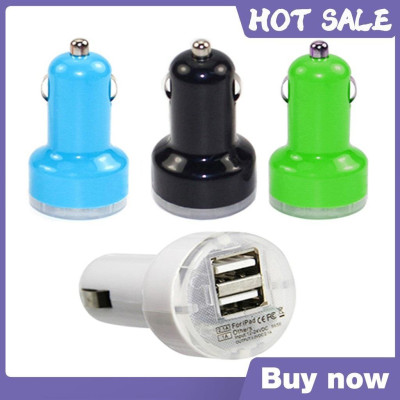 Cóc sạc điện thoại 2 cổng USB 5V 2.1A / 1A cho xe ô tô