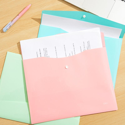 Bìa Nút A4 - Phiên Bản Sơn Tùng M-TP Giới Hạn - Deli EF554 - Màu Hồng