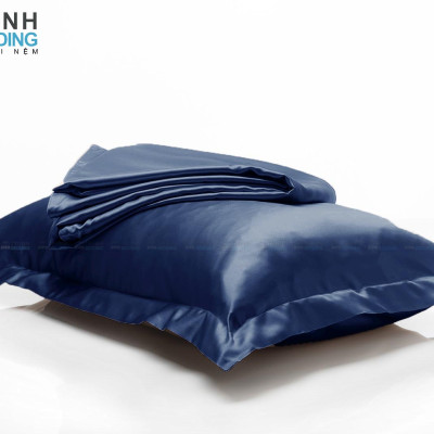 Áo Gối  Vỏ Gối Nằm Phi Lụa Cao Cấp Mềm Mịn Mát Giảm Rụng Tóc Trinhbedding
