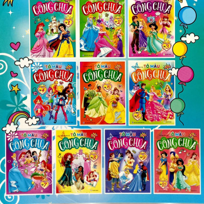 Sách - Tô Màu Công Chúa - Tập 4