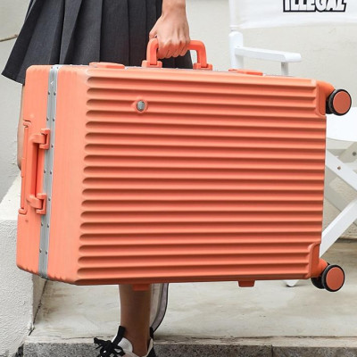 Vali Khung Nhôm Khóa Sập Kèm Áo Bọc Thời Trang 20inch & 24inch