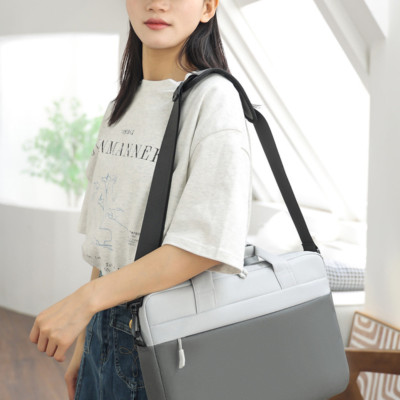 Túi xách chống sốc máy tính laptop surface, túi công sở nam nữ đeo chéo cặp đựng laptop