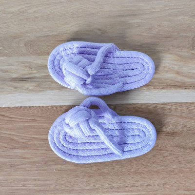 Đồ Chơi Dép Bện Dây Thừng Đan, Đồ Chơi Nhai Gặm Sạch Răng Cho Chó