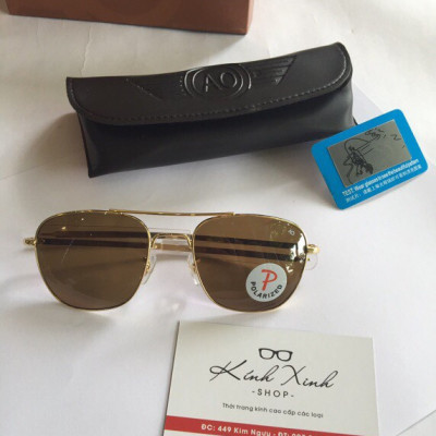 Kính râm CƠN AO Cao Cấp Mắt Thủy Tinh Polaroid Phân Cực