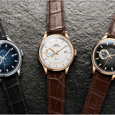 Đồng hồ nam chính hãng Lobinni No.17017-1 Bảo hành 24T, Kính Sapphire chống xước, chống nước 50m, dây da cao cấp