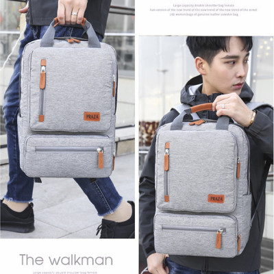 Balo Laptop Cao Cấp Có Nhiều Ngăn (BLTK182) Tặng Túi Đeo Chéo Tiện Dụng PRAZA - DC095