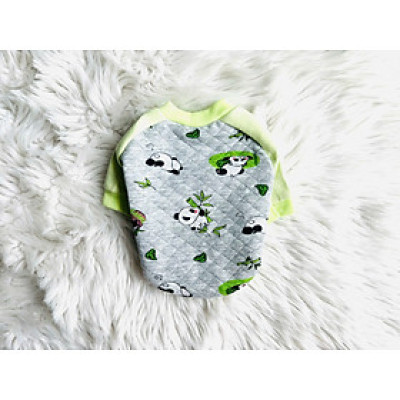 ÁO THUN NỈ PHOM RAGLAN MẶC ẤM CHO THÚ CƯNG CHÓ MÈO