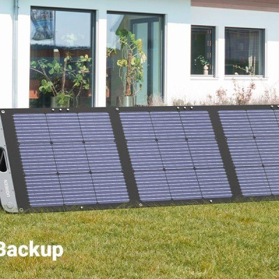 Ugreen UG15114SC200TK 200W chuẩn cắm kết nối Type XT60 Tấm panel năng lượng mặt trời có thể xếp gọn dùng cho trạm sạc 600w 1200w 2200w Gs600 gs1200 - HÀNG CHÍNH HÃNG