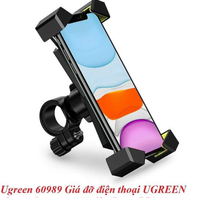 Ugreen UG60989LP181TK Màu Đen Giá đỡ điện thoại UGREEN cho xe đạp xoay 360 độ - HÀNG CHÍNH HÃNG