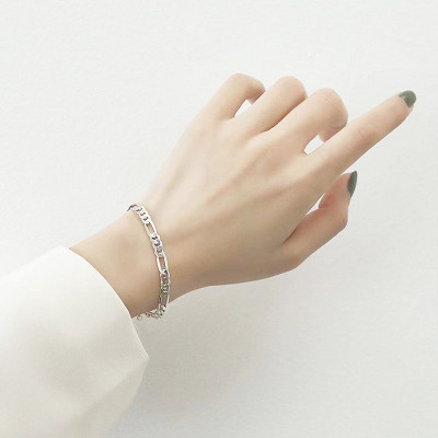 Lắc tay vòng đeo tay nam nữ chuỗi titan 31 basic