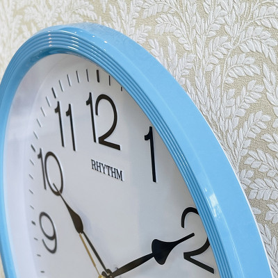 Đồng hồ treo tường Nhật Bản Rhythm CMG734NR04 Kt 31.2 x 5.0cm, 710g Vỏ nhựa