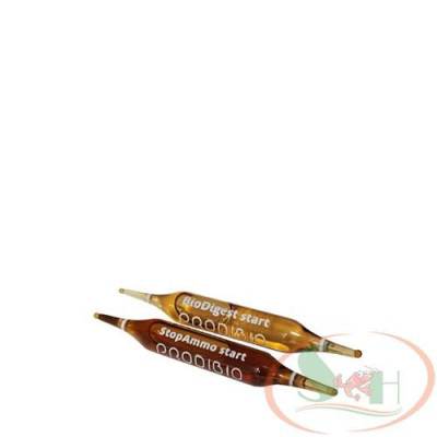 Hỗn hợp vi sinh khử độc Prodibio Start Up xử lý nước cặp biodigest stop ammo setup bể mới