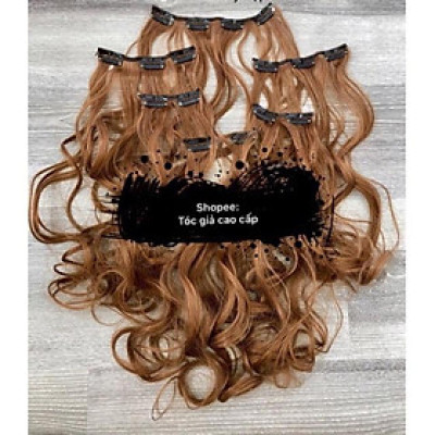 Tóc kẹp phồng 1 kẹp đến 5 kẹp loại dày cao cấp- giá 1 hàng(1 tép)