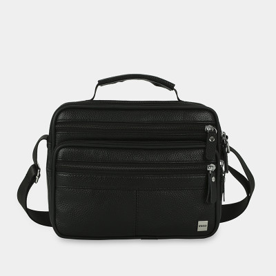 Túi xách công sở nam da thật cao cấp IDIGO MB1 - 6020, túi đeo chéo đi chơi năng động