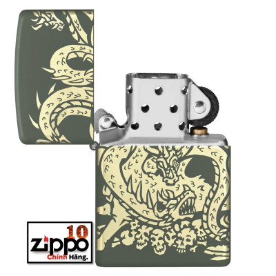Bật lửa ZIPPO 48907 Dragon Design - Chính hãng 100%