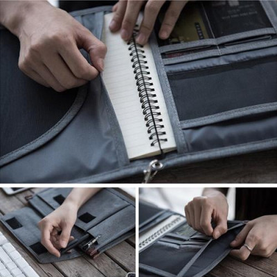 Túi đựng văn kiện giấy tờ tài liệu văn phòng đa năng gấp gọn du lịch Mai Lee - Hàng chính hãng