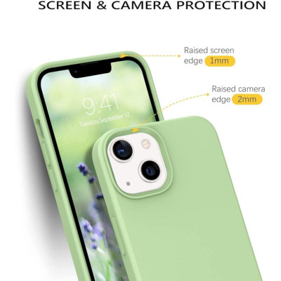 Ugreen UG90255LP544TK 6.1 inch màu xanh lục Ốp Lưng dành cho cho iPhone 13 bằng Silicone - HÀNG CHÍNH HÃNG