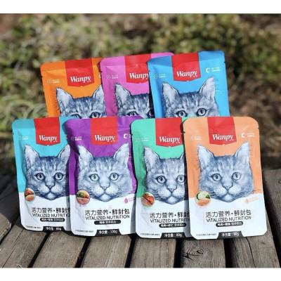 Pate Wanpy dành cho mèo gói 80g
