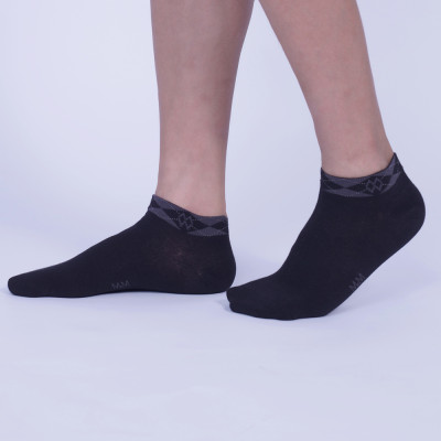 Hộp 5 đôi tất vớ nam cổ ngắn kẻ caro MRM Manlywear - cùng màu, chất liệu sợi cotton êm chân, mềm mại thoáng mát, chống hôi chân