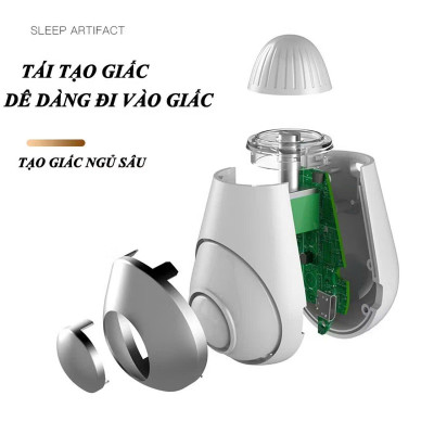 Máy giúp ngủ ngon, Thiết bị hỗ trợ dễ ngủ thông minh giúp ngủ ngon, ngủ sâu hơn, cải thiện giấc ngủ