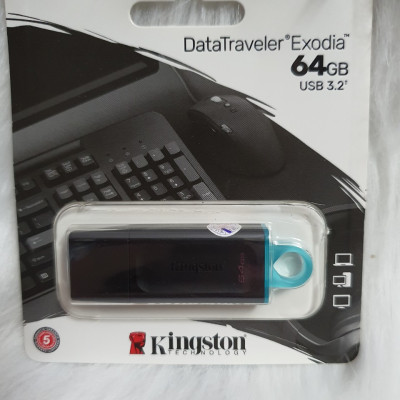 USB 64GB Kingston chuẩn USB 3.2 - USB dung lượng 64GB tốc độ cao 3.2 - Hàng chính hãng
