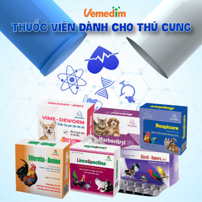 Vemedim Flucozol pet dùng cho chó, mèo, thỏ, chim cảnh, gà cảnh nấm ngoài da, nấm hô hấp, chai 30ml