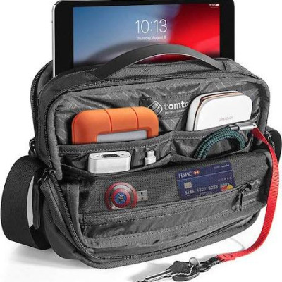 TÚI ĐEO CHÉO ĐA NĂNG TOMTOC (USA) CROSSBODY FOR TECH ACCESSORIES AND IPAD MINI 7.9INCH