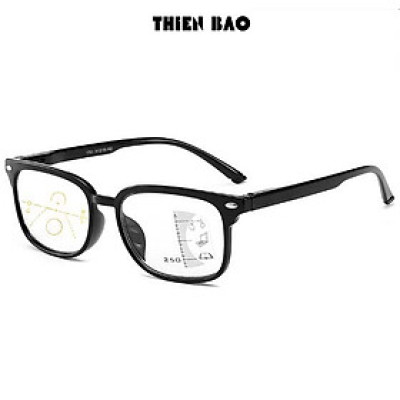 Kính lão thị, viễn thị Đa tròng, đa tiêu cự nhìn mọi khoảng cách KDT01 Nam nữ đọc sách báo đi đường siêu bền êm ái