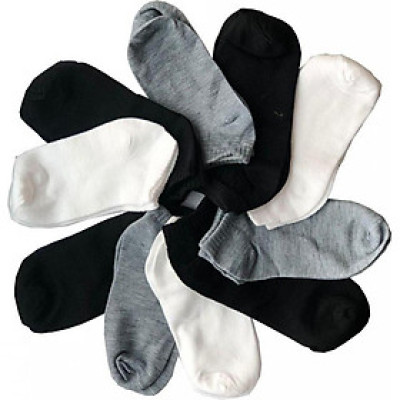 Combo Tất (Vớ) Thoáng Mát Chống Hôi Chân Cổ Ngắn