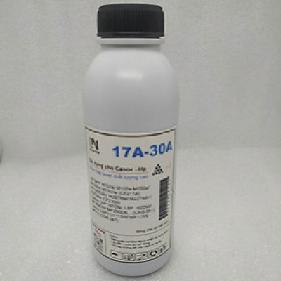 Mực Nạp, Mực chai LN 17A 30A Dùng cho hộp mực HP 17A, 30A, Canon 051, 047, 050  trọng lượng 65g - Hàng chính hãng