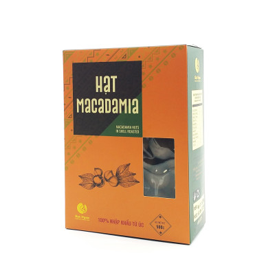 HẠT MACCA ÚC NỨT VỎ  LOẠI 1 - HỘP 500G