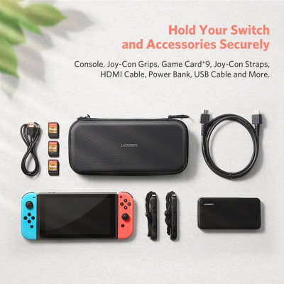 Ugreen UG50974LP174TK Nintendo Switch Màu Đen Hộp đựng bảo vệ máy game - HÀNG CHÍNH HÃNG