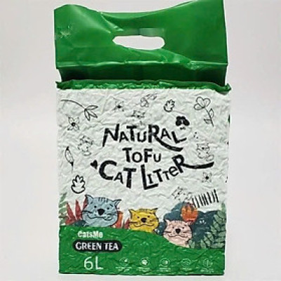 Cát Đậu Nành Vệ Sinh Cho Mèo Tofu Cat Litter Catsme 6L