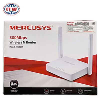 Bộ Phát Wifi Mercusys MW305R Chuẩn N 300Mbps - Hàng Chính Hãng