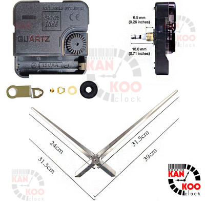 (COMBO 07) Phụ kiện lắp đồng hồ treo tường cỡ lớn, dùng cho đồng hồ 80cm đến 1 mét, 1.2 mét, Kankoo Clock bảo hành 24 tháng