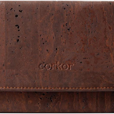 Ví nữ nắp lật khóa nam châm WOMEN CORK WALLET SLIM - HGcork Corkor CK273 - Nhiều màu - Vật liệu 100% da cork thực vật thuần chay từ vỏ cây sồi Bồ Đào Nha, Siêu bền, Chống cháy, Chống mốc, Chống thấm nước – Hàng chính hãng, Sản xuất Handmade bởi Nghệ nhân