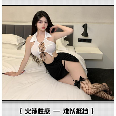 Cosplay Nàng Thư Ký Cutout Gợi Cảm ,Váy Ngủ Hóa Trang Nữ Trợ Lý Giám Đốc Sexy Quyến Rũ Và Gợi Cảm, Đồ Ngủ Cosplay C067