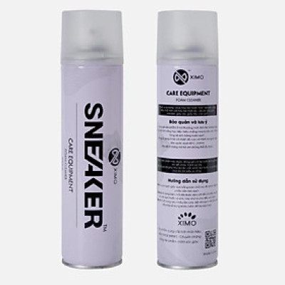 Chai Xịt Tạo Bọt Vệ Sinh Giày XIMO Cao Cấp 300ml tiêu diệt mọi vết bẩn
