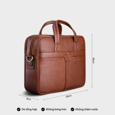 Cặp Công Sở Lata ( Thời trang nam basic - Cặp da CA34 )